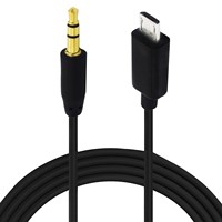 Câble audio AUX pour voiture pour smartphones, adaptateur audio USB vers Micro-USB vers DC 3,5 mm, conducteur en cuivre de 1 mètre