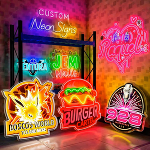 Impression UV de magasin Logo d'entreprise Led Lighting up Sign Décoration murale Matériau acrylique Éclairage mural pour décoration murale de magasin - Product Image 2