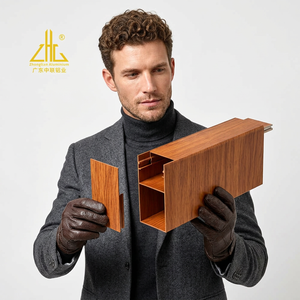 <span class=keywords><strong>Tubo</strong></span> <span class=keywords><strong>de</strong></span> Fachada Combinado <span class=keywords><strong>de</strong></span> Aleación <span class=keywords><strong>de</strong></span> <span class=keywords><strong>Aluminio</strong></span> PAILIAN 150x50mm con Diseño <span class=keywords><strong>de</strong></span> Grano <span class=keywords><strong>de</strong></span> Madera <span class=keywords><strong>para</strong></span> Muros Cortina <span class=keywords><strong>de</strong></span> Arquitectura Moderna - Product Image 5