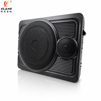 Subwoofer actif mince de 10 pouces pour voiture, nouveau design, amplificateur intégré, sous le siège, haut-parleur de basses puissant, vente en gros