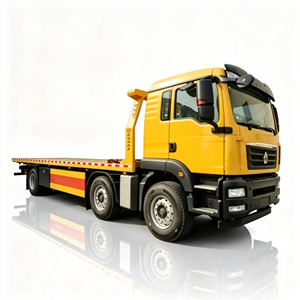 Camion de dépannage CLW CHENGLI Sitrak, plateau de 9,6 m, bras de remorquage, 15 t, diesel, manuel, Euro 5, neuf, pour le dépannage routier d'urgence - Product Image 1