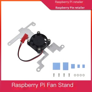 Raspberry Pi 4B/3B+3.5-inch Screen Cooling Fan <strong>Bracket</strong> Silicone Thermal Fan - Product Image 2