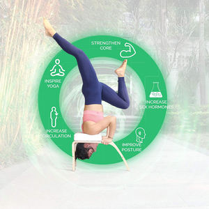 Headstand Prop Silla al revés <span class=keywords><strong>Equilibrio</strong></span> Entrenamiento Core Fuerza <span class=keywords><strong>Yoga</strong></span> Asana Práctica - Product Image 3