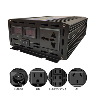 Convertisseur DC/AC à onde sinusoïdale pure 3000W hors réseau, éolien et solaire, fabriqué en Chine, 12V 220V 24V 48V 110V 50Hz 60Hz - Product Image 2