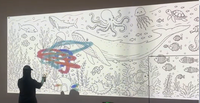 Système de projection murale interactive grand écran, pulvérisation laser, pointeur laser, projection interactive