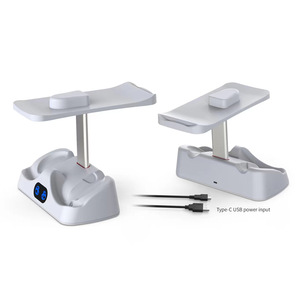 Base de Carga para Consola <span class=keywords><strong>PS5</strong></span> y Auriculares <span class=keywords><strong>VR2</strong></span> con Luces de Visualización y Soporte de Almacenamiento para <span class=keywords><strong>Gafas</strong></span> - Product Image 6