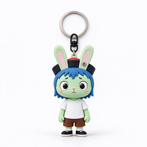Llavero de PVC Suave Personalizado, Llavero de Goma 2D 3D con Logotipo, Souvenir de Dibujos Animados, Regalo Promocional, Figura de Juguete, Llavero de PVC - Product Image 3