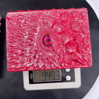 Hot Selling Natur kristall harz 3 D Notebook Eingelegte Kristalle Eye Macaron Dragon Book Devil's Eye Notebook für Geschenk