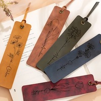 Marque-page en cuir en gros pour lecteurs, marque-page magnétique en cuir, marque-pages en cuir or rose