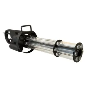 LED Rotatable Gatling Co2 Gun Handheld CO2 Jet Cannon For Party Show Disco