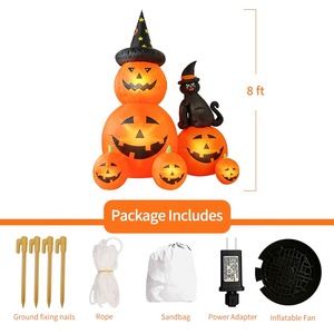 2025 2026 Halloween Inflatable bí ngô và mèo với kỳ nghỉ ánh sáng <span class=keywords><strong>inflatables</strong></span> trang trí sân <span class=keywords><strong>inflatables</strong></span> để bán - Product Image 5