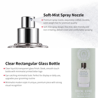 Parfum Arabe de Luxe Original en Spray en Gros pour Hommes avec Fragrance Florale Fraîche de Citron Vert, Néroli, Eau de Mer et Sauge Verte