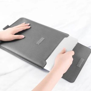 Bao da đựng laptop có chân đế, túi đựng laptop bằng da dành cho laptop 13 inch, mới, <span class=keywords><strong>MacBook</strong></span> <span class=keywords><strong>Air</strong></span> M2 A2681 M1 A2337 - Product Image 4