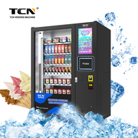 Distributeur automatique de raviolis surgelés TCN, congélation profonde -18°C ° Solution de Refroidissement Intelligente pour le Commerce de Détail avec Compresseur C et Ascenseur