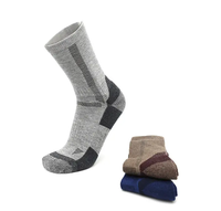 Chaussettes personnalisées en laine mérinos Chaussettes à séchage rapide Chaussettes de compression pour la randonnée sportive et le ski en plein air