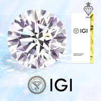 DMSH 1 quilate hpht diamante joyería D color VVS pulido redondo excelente corte CVD IGI certificado Diamante Suelto hpht