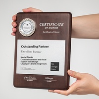 Trophée en bois massif gravé sur mesure avec impression UV - Récompense durable pour la reconnaissance des employés, récompenses des réunions annuelles, cadeaux d'affaires