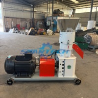 Nouvelle machine à granulés d'aliments pour animaux à matrice plate, mini, haute productivité, pour volailles, bovins et bétail, avec une capacité de 1000 kg/h