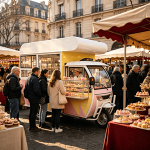 Comience un negocio móvil rentable en cualquier lugar con un remolque de café, <span class=keywords><strong>bar</strong></span> móvil, servicio de aperitivos, hot dogs y helados - Product Image 4
