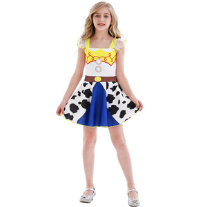 Vestido de Princesa de <span class=keywords><strong>Buzz</strong></span> <span class=keywords><strong>Lightyear</strong></span> de Toy Story con Mangas con Volantes para Niñas, Disfraz de Carnaval de Halloween, Disfraces de Películas y Series de TV para Niñas - Product Image 6