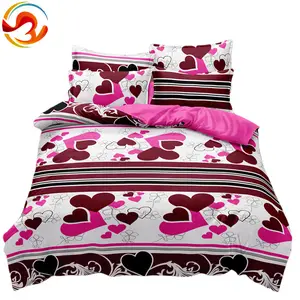 Customize Personalized Style Bedroom Bedding Set 100% Microfiber Polyester Printed Queen Size Sheet Set Home Luxury 1800 Bedding