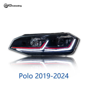 Faro Delantero para Automóvil, Estilo Polo, Lente de Proyector LED, 2017-2021, Vento <span class=keywords><strong>Virtus</strong></span>, Señal Dinámica DRL, Accesorio Automotriz - Product Image 2