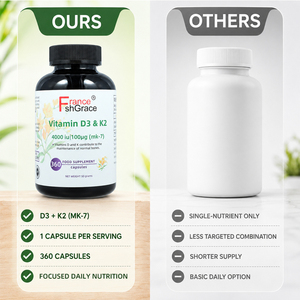 Capsules de Vitamine D3 et K2 Shecome Haute Puissance : Favorisent l'Absorption du Calcium – Complément Alimentaire pour Adultes - Product Image 6