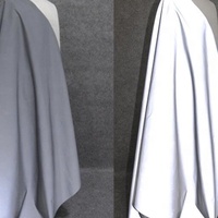 Tissu extensible imperméable et réfléchissant en polyester 100% tissé enduit 190T, poids moyen, pour vêtements de mode