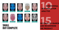 Scanner facial et testeur de machine d'analyseur de peau numérique 3D portable pour le visage et la tête Mini analyseur de peau faciale portable