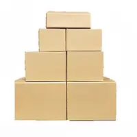Caixas de papelão ondulado de parede simples e parede dupla, de discussão mailer caixa, caixa em movimento