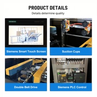 Machine d'emballage automatique de cartons HEKON, réglable, pour la logistique e-commerce, ouverture de caisses, pliage du fond, scellage, érecteur de cartons OEM