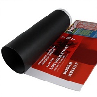 Bâche PVC noire en rouleaux de 400g (12oz) pour impression publicitaire et promotionnelle – Vente en gros