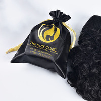 Sacs de Rangement de Perruques en Satin Personnalisés pour Extensions de Cheveux Marque Privée