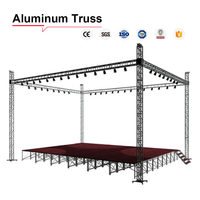 Estructura de Aluminio Modular Resistente a Impactos, Personalizable en Longitud y Altura, para Escenarios de Eventos Deportivos al Aire Libre, OEM ODM