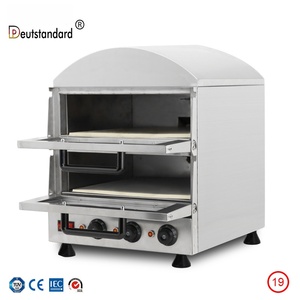 Nuevo Horno Eléctrico Comercial de Doble Plataforma, Automático, de 2 Niveles y 4 Bandejas, de Alta Resistencia para Panaderías y Pizzerías - Product Image 6