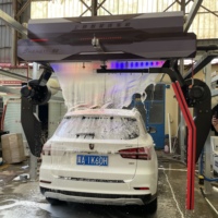 Machine de lavage de voiture automatique sans contact haute pression avec filtration de recyclage et paiement par carte