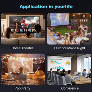 Mới phổ biến Rd-886B chất lượng tốt nhất giá thấp WIFI Android hồ sơ kỹ thuật số lớp học Máy Chiếu Điện thoại di động với máy chiếu điện thoại thông minh - Product Image 3