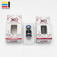 Boîte en papier couché personnalisée pour flacons de 3 ml et 10 ml avec fenêtre pour 1/2/3/5 flacons – Boîte pour flacons Pepti