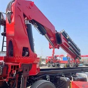 Grue à flèche articulée hydraulique de 8 tonnes montée sur camion, prix d'usine, à vendre - Product Image 1