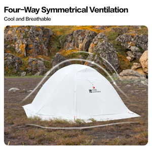 Tente de randonnée légère et imperméable UL1 30D Plus pour une personne, idéale pour la randonnée estivale en plein air et le camping, transport facile NX2 - Product Image 4