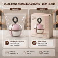 Organisateur de pilules magnétique Elf-Ball, boîte à médicaments hebdomadaire à 8 compartiments double couche, étui de voyage portable pour compléments alimentaires, sans BPA, logo personnalisé
