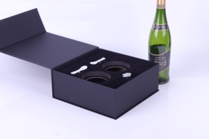 Custom Luxury <b>Black</b> Caviar <b>Gift</b> Packaging <b>Box</b> Can Put Ice Pack - Product Image 5
