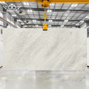 Goldtop Hot Selling 18mm Thickness Natural Stone Shuijing <b>White</b> Marble Slabs for Indoor Commercial Building Decoration - Product Image 1