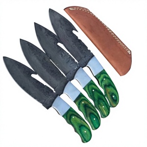 Rk Custom Handmade OBM Damascus Hunting <b>Knife</b> Wood <b>Bone</b> <b>Handle</b> Straight Back 21cm Industrial Grade 3-Year Warranty Model 402018 - Product Image 1