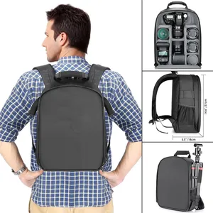 Mochila impermeable para fotografía, mochila para cámara, mochila profesional antirrobo impermeable a prueba de golpes, mochila DSLR para cámara