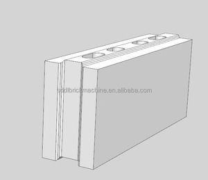 Bloc de gypse de 150 mm d'épaisseur, bloc creux en gypse, bloc creux hydraulique en gypse massif, fabrication de briques - Product Image 2