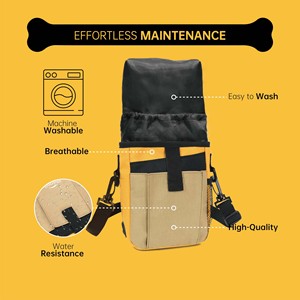 Échantillon gratuit, vente flash, sac à friandises pour chien en silicone à clipser, fermeture magnétique, silicone de qualité alimentaire, sac à friandises pour chien - Product Image 5