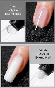 Vernis à ongles acrylique <span class=keywords><strong>Semi</strong></span>-<span class=keywords><strong>Permanent</strong></span>, 30ml, polygel, cristal, Art des ongles, construction rapide, hybride, UV, polygel - Product Image 4