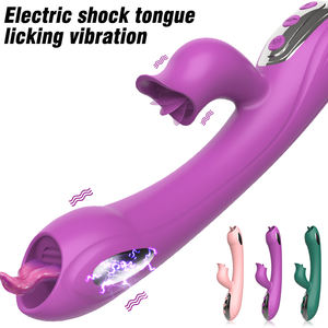 منتجات إناث للكبار هزاز 10 أوضاع اهتزاز قوية لعبة جنسية للنساء ألعاب جنسية <span class=keywords><strong>2</strong></span> في 1 غرام لعبة جنسية اهتزاز مزدوج - Product Image 2