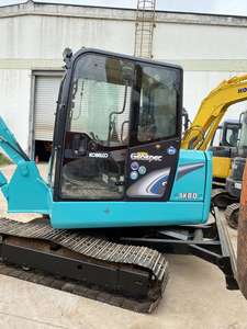 รถขุดขนาดเล็ก Kobelco SK60 6 ตัน มือสองคุณภาพสูง เครื่องยนต์และปั๊มแท้จากญี่ปุ่น สำหรับงานก่อสร้างในเมืองเซี่ยงไฮ้และงานเกษตร - Product Image 2